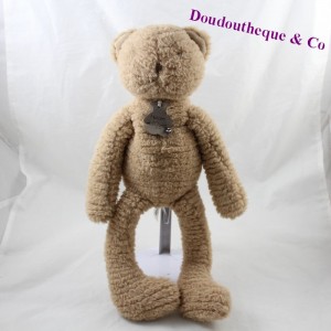 Peluche ours HISTOIRE D'OURS Sweety couture marron miel HO2638 40 cm