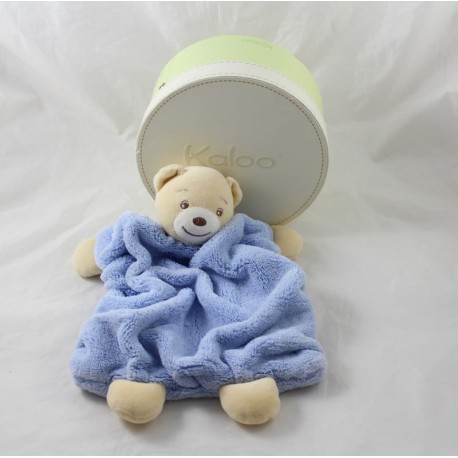 Tragen Sie flache Doudou KALOO blau 30 cm Stift in der box Tragen Sie flache Doudou KALOO blau 30 cm Stift in der box