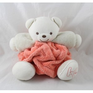 Doudou Ours Boule Plume Saumon KALOO