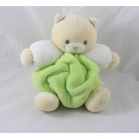 Doudou Katze KALOO Budderball Mintgrün Feder 20 cm