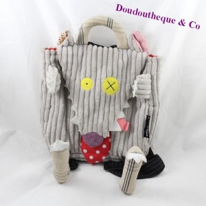 Wolf backpack THE DEGLINGOS Bigbos the gray wolf 40 cm