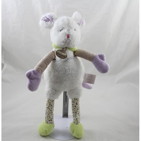 Doudou mouse DOUDOU AND COMPAGNY The white Choupidoux