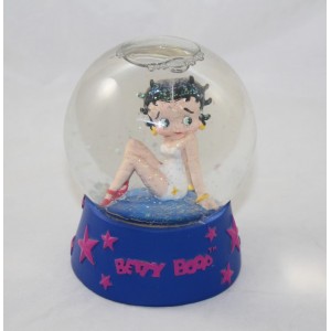 Boule à neige Betty Boop KFS/FS snow globe socle bleu étoiles 15 cm