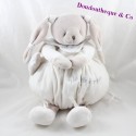 Pyjama verstaut doudou UND himmlische COMPAGNY Mein weiß-grauer Sternenschatz stash 45 cm
