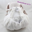 Pyjama verstaut doudou UND himmlische COMPAGNY Mein weiß-grauer Sternenschatz stash 45 cm