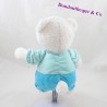 Tex BABY Red Bear Carrefour blue white snail 27 cm