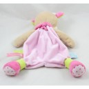 Baby NAT Kuh Schale doudou' Coquillette - Super knackig rosa Picotin