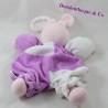 Doudou rabbit THAT GOOD purple white 24 cm