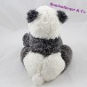 FAMOSA panda towel grey white long hairs 20 cm