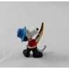 Figurine Snoopy PEANUTS SCHLEICH pêcheur canne à pêche poisson 8 cm
