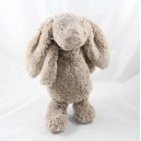 Plush rabbit JELLYCAT Bashful beige nose pink size M 31 cm