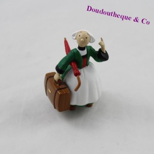 Figurine Bécassine HACHETTE valise et parapluie pvc 7 cm