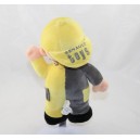 Peluche mécanicien RENAULT Toys jaune gris casquette 21 cm