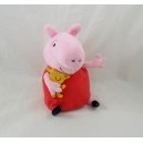Peppa Pig JEMINI asciugamano con morbido rosa maiale vestito rosso 18 cm