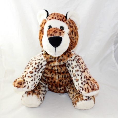 Leopard Peluche PARTNER JOUET braun gebeizt 35 cm