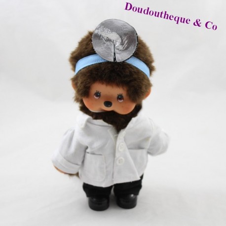 Peluche Kiki AJENA Kiki le vrai docteur medecin yeux marron 20 cm