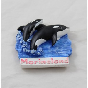 Aimant MARINELAND magnet orques parc aquatique souvenirs