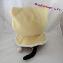 SANRIO toalla de gato de capa beige negro 34 cm