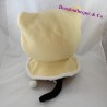 Peluche chat SANRIO noir cape beige 34 cm