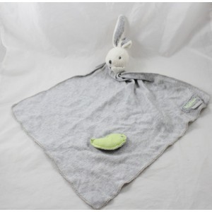 Doudou coniglio piatto KALOO zen uccello verde grigio lange 53 cm