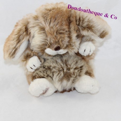 Rabbit Graham BUKOWSKI beige brown 15 cm
