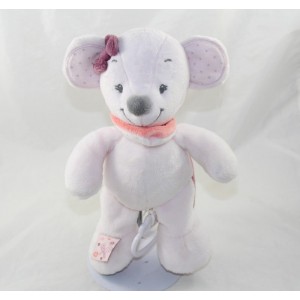 Musikalische Handtuch Valentine Maus NATTOU Adele - Valentine rosa 28 cm