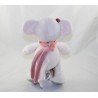 Asciugamano musicale Valentine mouse NATTOU Adele - San Valentino rosa 28 cm