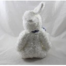 Kaninchen YVES ROCHER weiß Fliege weiß blau Fliesen 25 cm