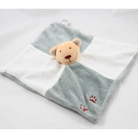 Doudou Flachbär VETIR GEMO Kleiner grauweißer Pirat 29 cm Doudou Flachbär VETIR GEMO Kleiner grauweißer Pirat 29 cm