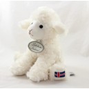 Peluche oveja REGALO DE ICELAND cordero blanco sentado 21 cm