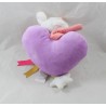 Scatola musicale Mouse DOUDOU E COMPAGNIE cuore luminescente 20 cm