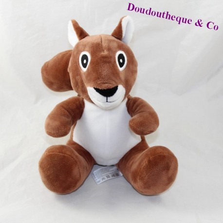 ZEEMAN weiß braun Eichhörnchen cub 22 cm ZEEMAN weiß braun Eichhörnchen cub 22 cm