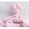 Rabbit cuddly toy PRIMARK EARLY DAYS pink large handkerchief 47 cm