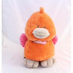 Peluche sonore Babette canard NOUKIE'S Iris et Babette orange cancane 44 cm