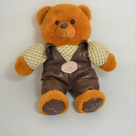 Bear bear Elvis Presley singer brown jumpsuit 38 cm SOS