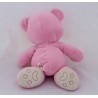 Peluche ours ZOODOO rose beige 30 cm