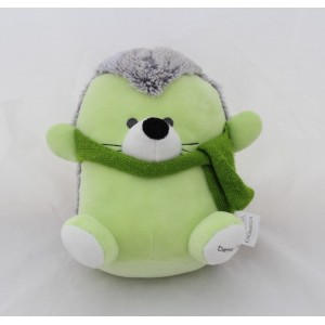 Doudou Igel A-DERMA grüne Wolle Schal Apotheke 20 cm