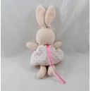 Mini Brötchen Kaninchen KALOO Petite Rose Kleid mit rosa Polka Dots Mini Puppe 20 cm