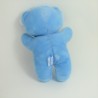 Teddybär Teddy Overall blau karierte Glocke 24 cm