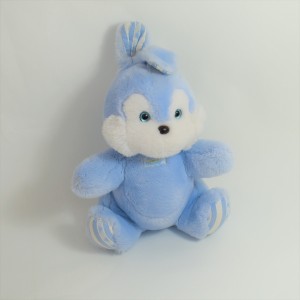 Augustin Hase Plüsch TARTINE ET CHOCOLAT blau weiß 35 cm