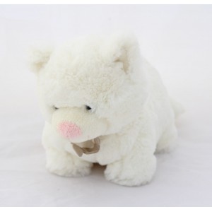 White FUR 4-legged 4-legged cat Doudou HISTORY