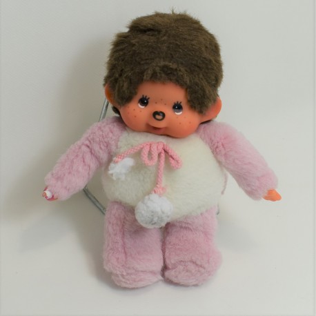 Peluche Kiki AJENA Kiki le vrai déguisé en panda rose 20 cm - SOS d