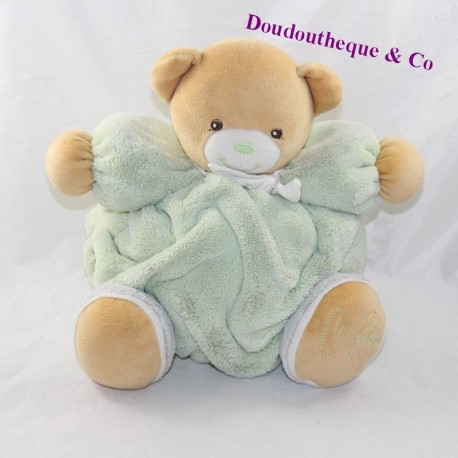 Doudou Patapouf Bär KALOO Grüne Feder 25 cm