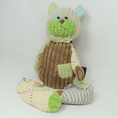 Doudou chien HISTORY OF OURS Bric with ribbed brac 40 cm Ref HO2250