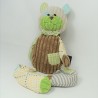 Doudou chien GESCHICHTE UNSERER Bric mit geripptem Brac 40 cm Ref HO2250