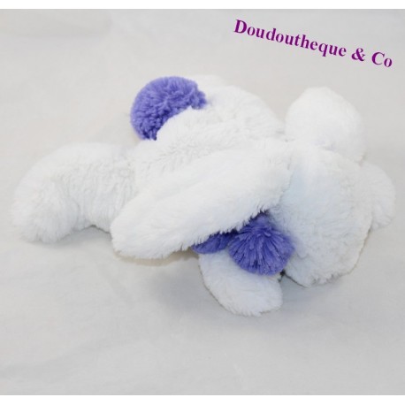 Doudou lapin DOUDOU ET COMPAGNIE Pompon lavande DC2681 25 cm Doudou lapin DOUDOU ET COMPAGNIE Pompon lavande DC2681 25 cm