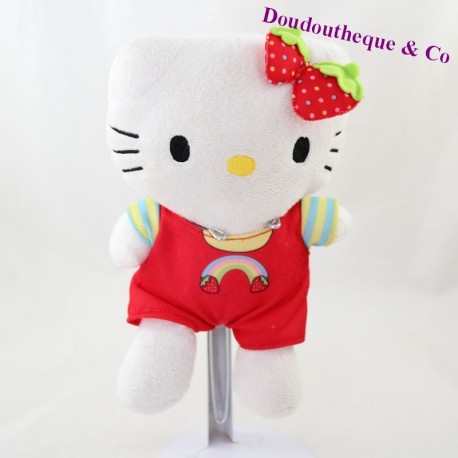 Hallo Kitty SANRIO Erdbeere Regenbogen rot 21 cm