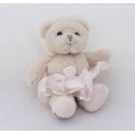 BuKOWSKI bear tutu pink tulle cub beige 18 cm