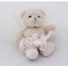 BuKOWSKI orso tutu rosa tulle cucciolo beige 18 cm