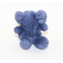 Mini doudou éléphant JELLYCAT London bleu marine navy 10 cm